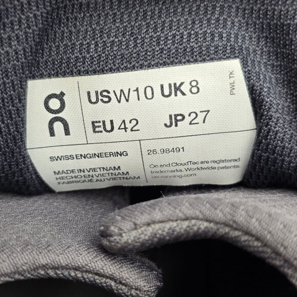 On Cloud CloudNova Eclipse Savannah Gray Running Shoes Sneaker 10 Women 26.98491 - Picture 8 of 10